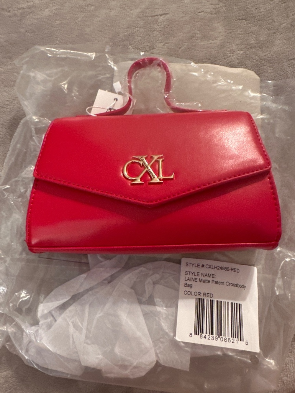 NWT CHRISTIAN LACROIX CXL RED CROSSBODY